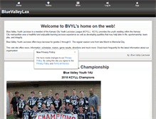 Tablet Screenshot of bluevalleylax.com